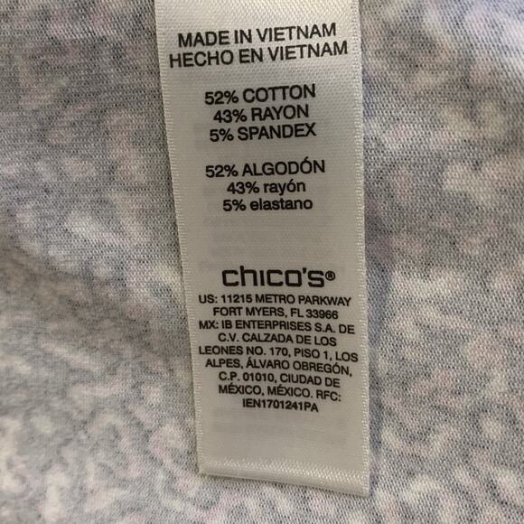 Chico's Wrap NWT Women's Size One Size Leopard Fusion Ruana Poncho Animal Print - Picture 5 of 6